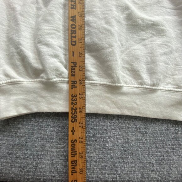 Myrtle Beach SC Hoodie Women L White Keep It Salty Pailey Turtle Gildan Souvenir - Picture 9 of 12